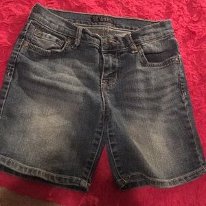 Blue jean shorts